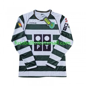 Fußballtrikots Sporting Lissabon 2001-2003 Retro Langarm Heimtrikotsatz kaufen
